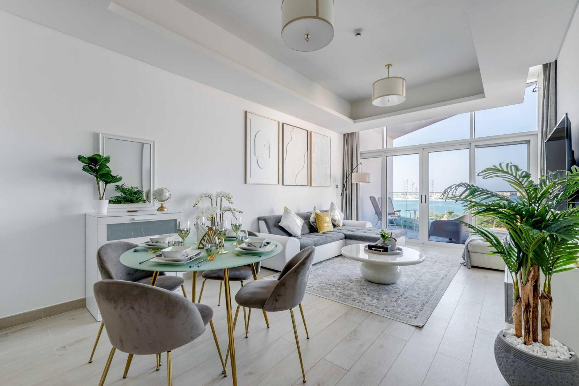 Luxury Azizi Mina Beachfront Apartments Dubai Dış mekan fotoğraf