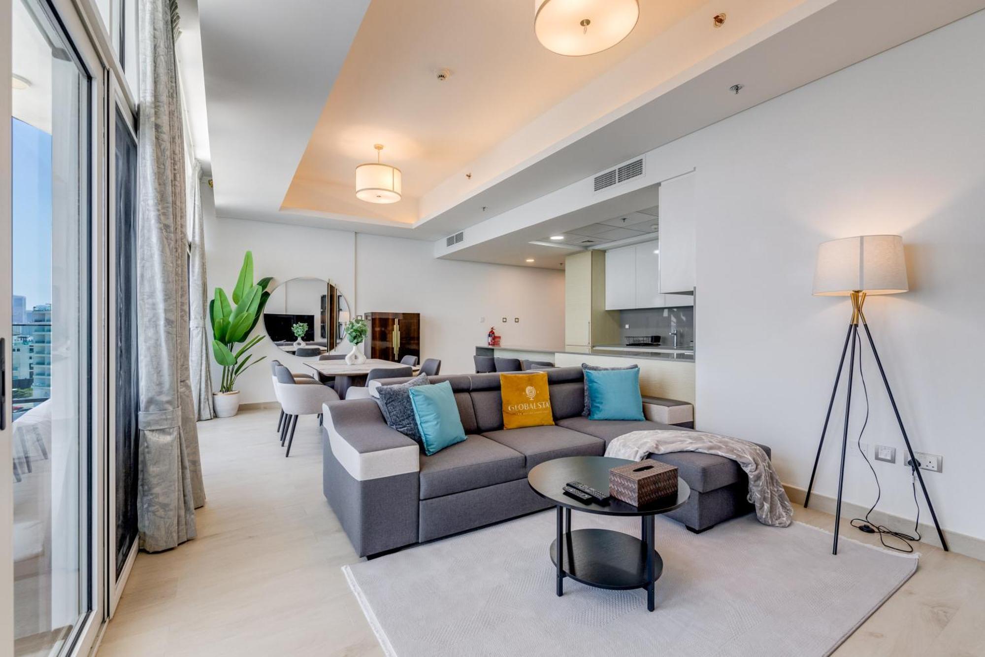 Luxury Azizi Mina Beachfront Apartments Dubai Dış mekan fotoğraf